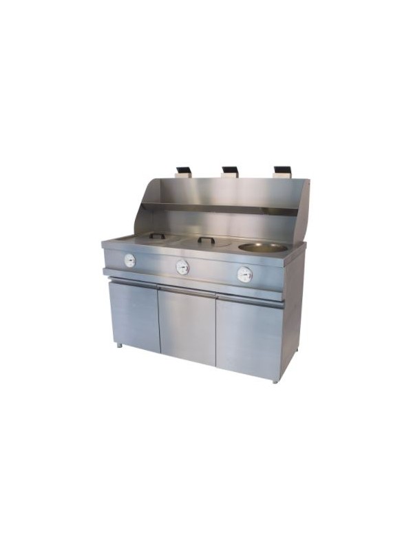 FRITEUSE 3 CUVES RONDES