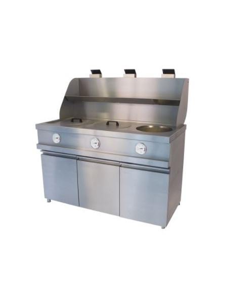 FRITEUSE 3 CUVES RONDES