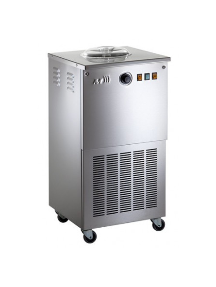 SORBETIÈRE MUSSO 10 LITRES HEURE SUR SUPPORT MOBILE