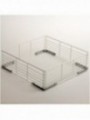 Mand voor glazen 450x450 mm - Rilsan.