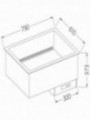 Element bain-marie 2 GN 1/1 - dried up - ventilated