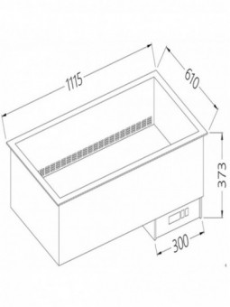 Element bain-marie 3 GN 1/1 - dried up - ventilated