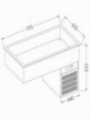 Refrigerated basin element 3x GN 1/1