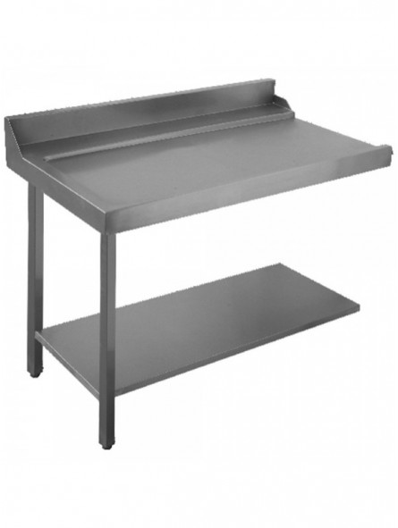 Uitlooptafel "links" configuratie 90° (manden 600x500)