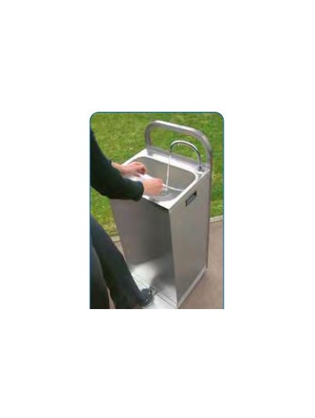 Self-contained non-heated hand basin