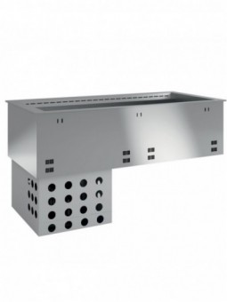 Element sink refrigerated, ventilated 4x GN 1/1