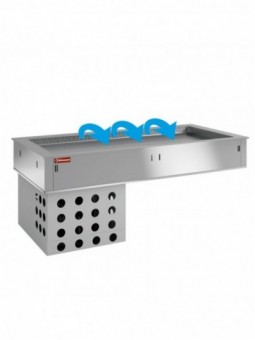 Element top refrigerated, ventilated, 2x GN 1/1