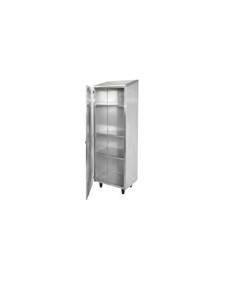Tall cabinets with hinged doors