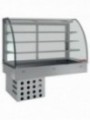 Elément top et vitrine sur 3 niveaux fermée, réfrigérés, ventilés, 5x GN 1/1
