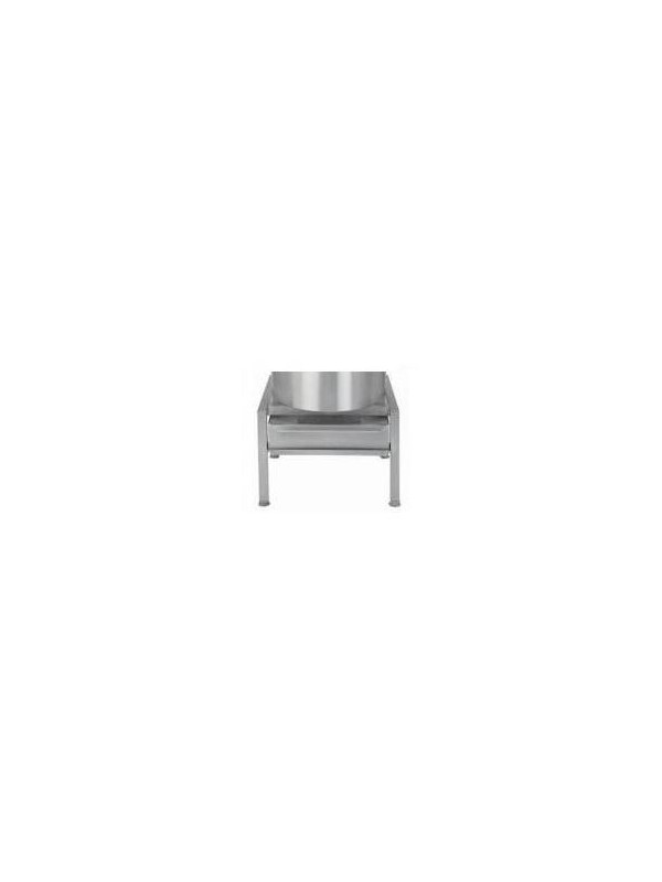 PIED INOX AVEC FILTRE POUR EPLUCHEUSE ROBOT-COUPE 5 KG