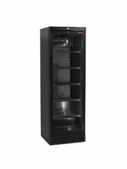 Ventilated display unit positive T°, 380 Lit, black