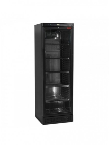 Ventilated display unit positive T°, 380 Lit, black