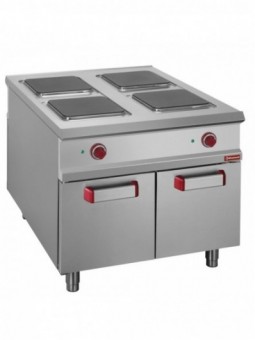 4-burner electric stove,  cupboard - PASS-THROUGH
