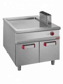Grooved electric fry top, cupboard - PASS-THROUGH