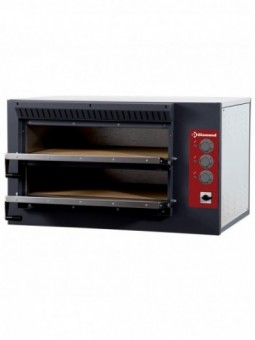 Electric pizza oven, 2 chambers
