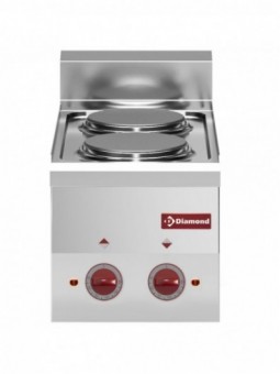 Elektrisch fornuis 2 kookplaten -Top-