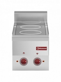 Cuisinière vitrocéramique 2 plaques -Top-