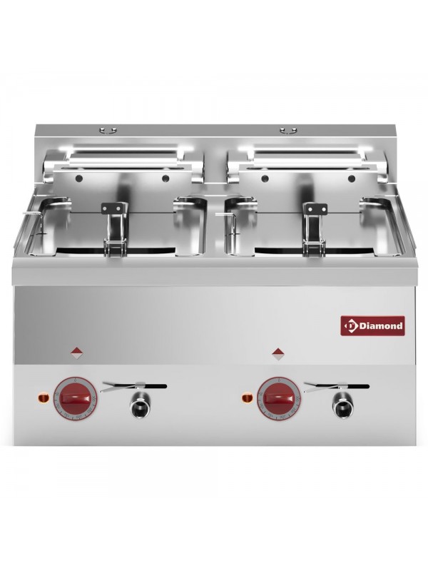 Friteuse électrique, 2 cuves 10 litres -Top-
