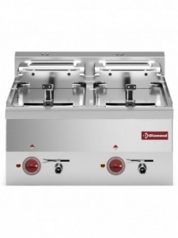 Electric fryer, 2 basins 10 liters -Top-