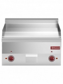 Smooth electric cooking plate "chromium" -Top-