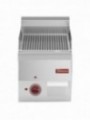 Ribbed electric cooking plate -Top-