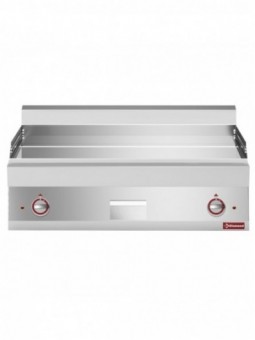 Flat electric cooking plate EXTRA-LARGE chrome