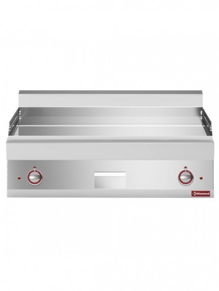 Flat electric cooking plate EXTRA-LARGE chrome