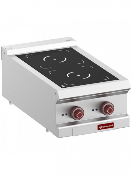 Cuisinière électrique, 2 foyers à induction -Top-