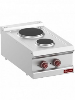 Elektrische kookplaat 2 ronde platen -Top-