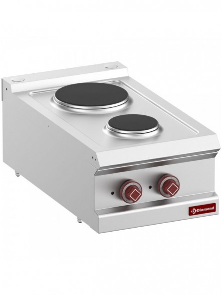 Elektrische kookplaat 2 ronde platen -Top-
