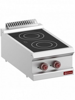 Cuisinière électrique vitrocéramique 2 zones -Top-