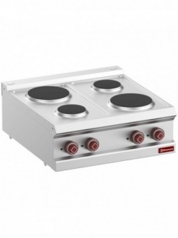 Cuisinière électrique 4 plaques rondes -Top-