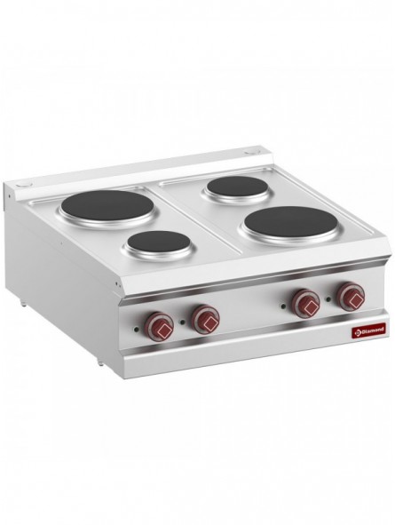 Cuisinière électrique 4 plaques rondes -Top-
