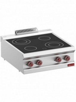 Cuisinière électrique vitrocéramique 4 zones -Top-