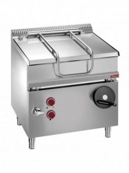 Electric bratt pan, stainless steel tank, 60 liters
