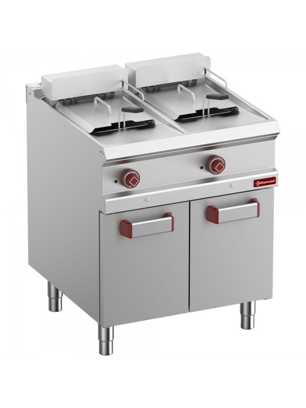 Electric fryer 2  13-liter tanks on cupboard
