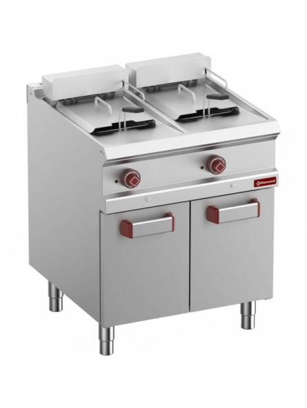 Electric fryer 2  13-liter tanks on cupboard