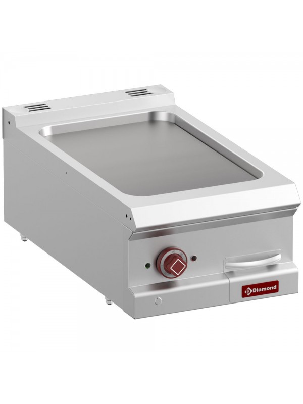 Electric fry top smooth, module 1/2  -Top-