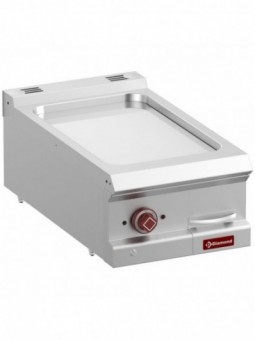 Electric fry top smooth, hard chromed plate , module 1/2  -Top-