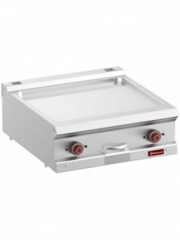 Electric fry top smooth, hard chromed plate, module 1/1  -Top-
