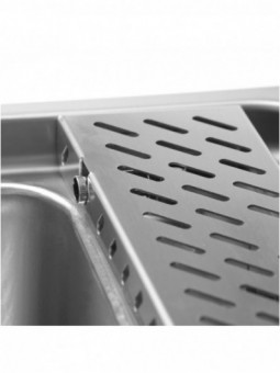 Electric pasta cooker, 1 tank 40 liters, on closed cupboard (without baskets)