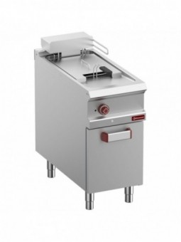 Electric fryer 1 tank 18 liters on closed cupboard
