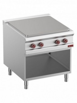 Electric cooking plate, module 1/1, open cabinet