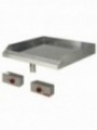Smooth cooking plate, electric, chrome-plated, drop in