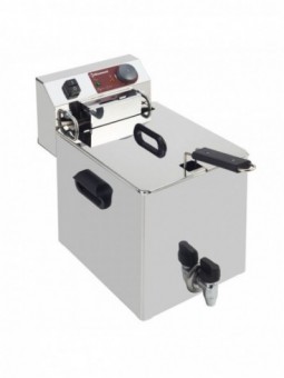 Electric table top fryer 10 liters + tap