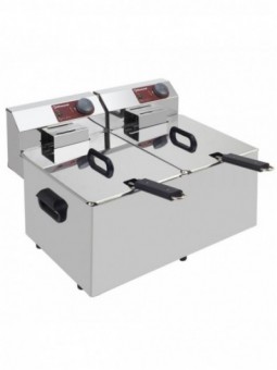 Electric table top fryer 2x 7 liters