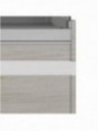 Standard configuration: Wooden pediment - CLEAR WOOD