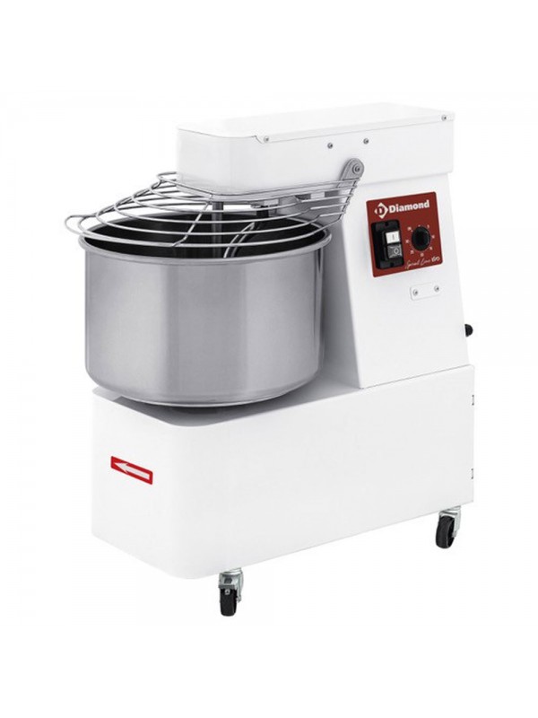 Spiral kneader 10 Liters, on wheels