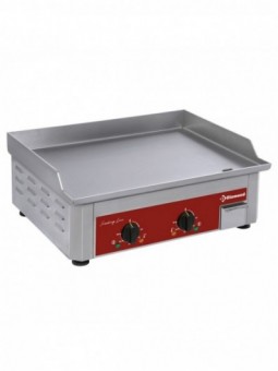 Electric griddle plate, double, stainless steel surface