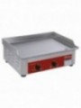 Electric griddle plate, double, stainless steel surface